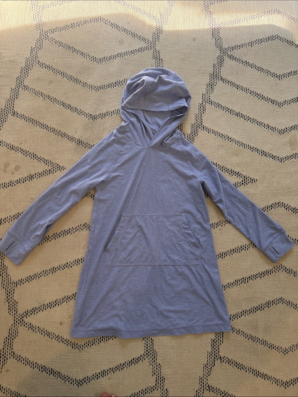 Hanna Andersson Light Blue Hooded Tunic pool/beach cover up